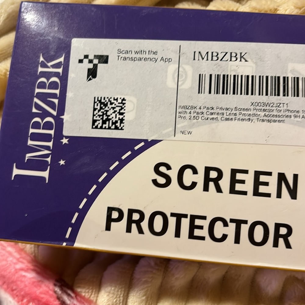 New 4 Pack Privacy Protector & Pack Lens Protector, True 25° Privacy Protection - Picture 3 of 9
